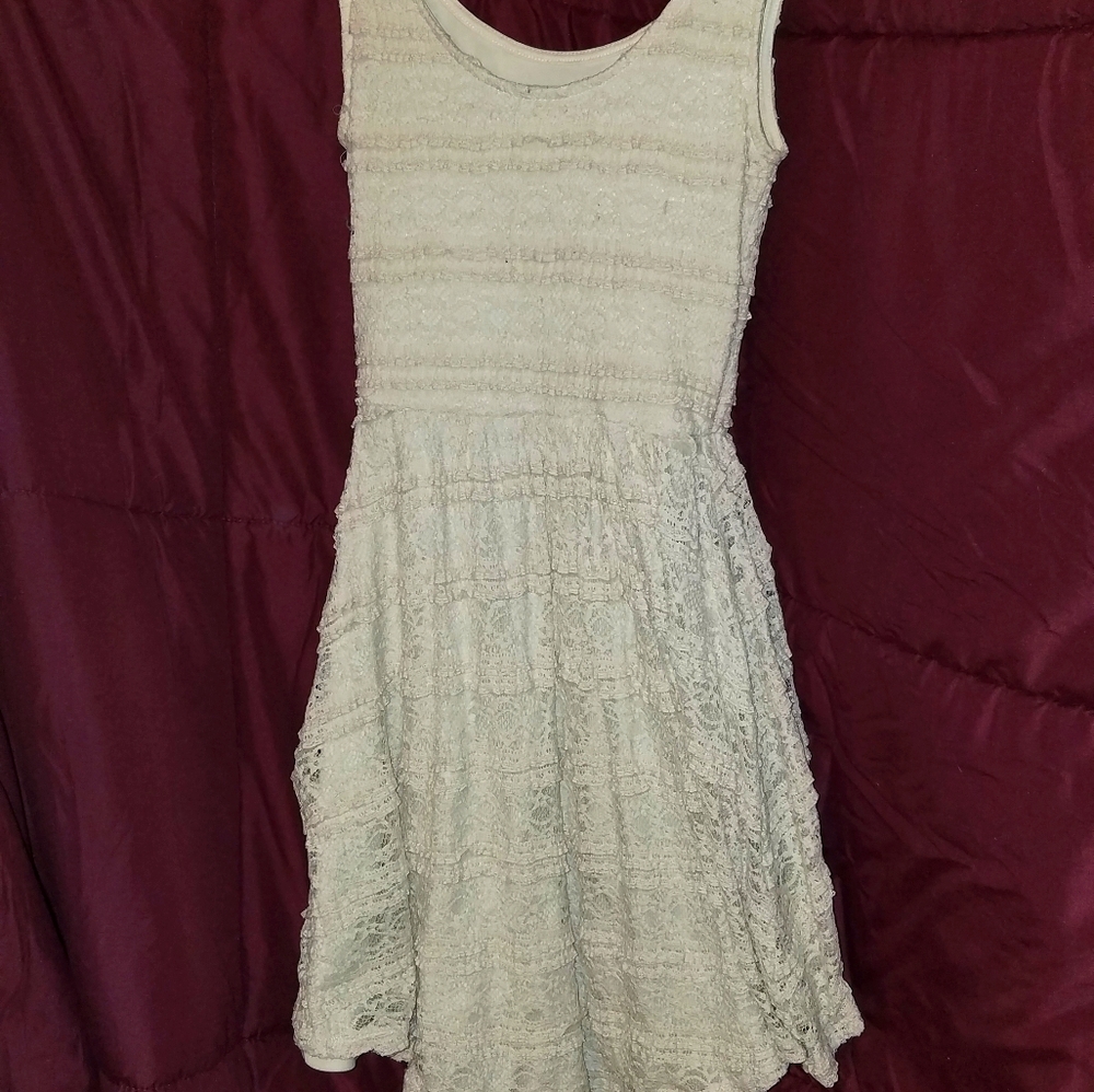 Lacy white dress